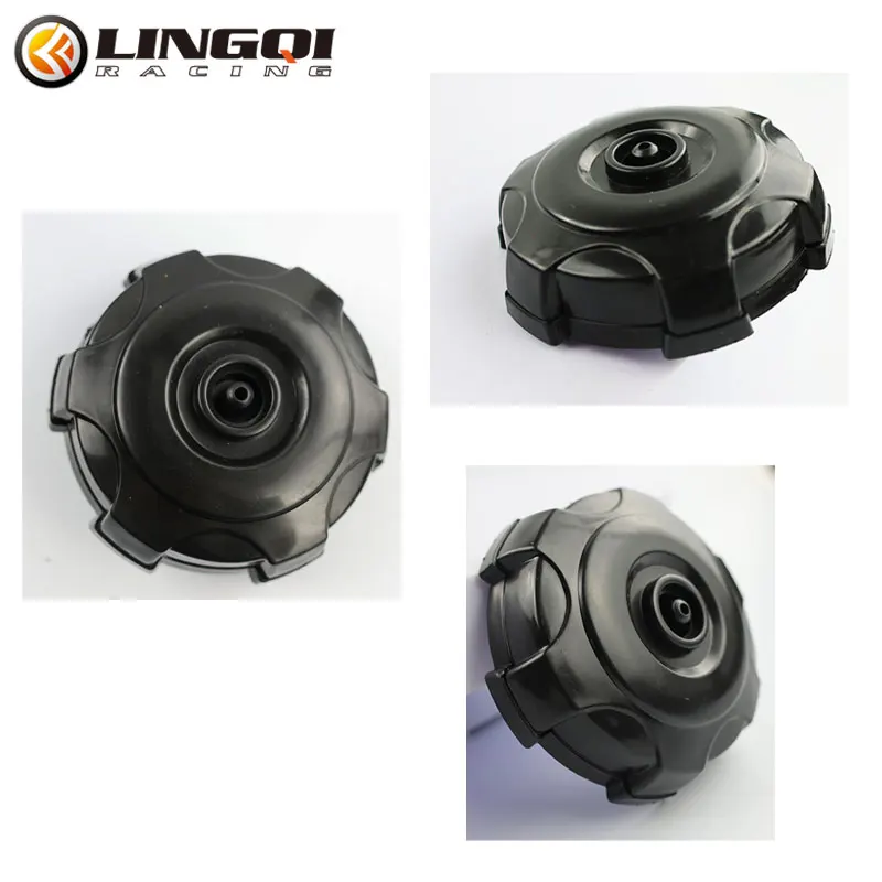 LYNNCHI Motorcycle 70mm Petrol Fuel Gas Tank Cap Plastic Parts Oil Box Cover Tanks Caps For 110cc 125cc 250cc ATV Quad Dirt Bike