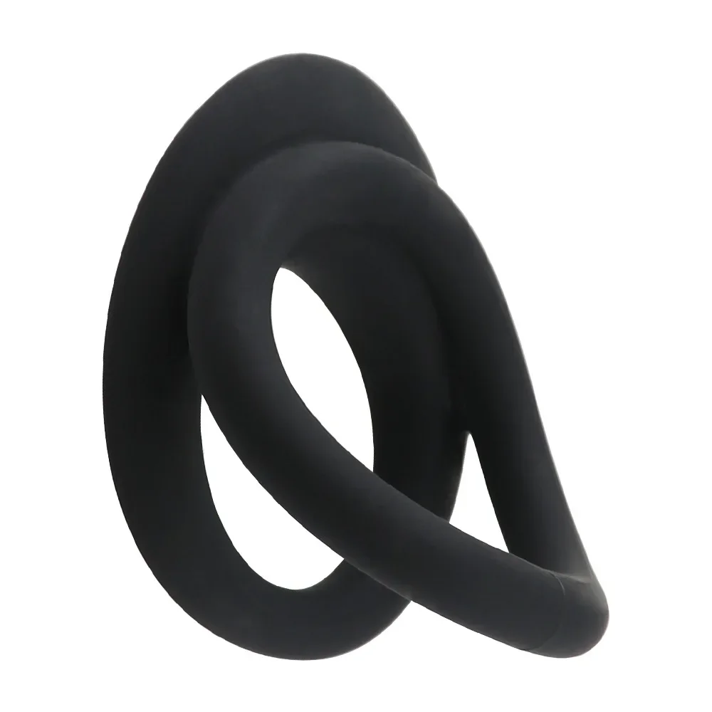 Dual Cock Rings Penis Time Delay Prolonging Climax Sex Toys for Men Male Chastity Device Delay Ejaculation Cock Cage 3