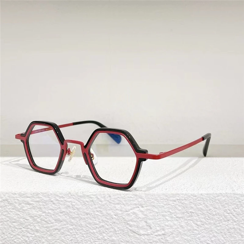 JAMES TART 245 Optical Eyeglasses For Unisex Retro Style Anti-blue Light Lens Plate Diamond Full Frame With Box