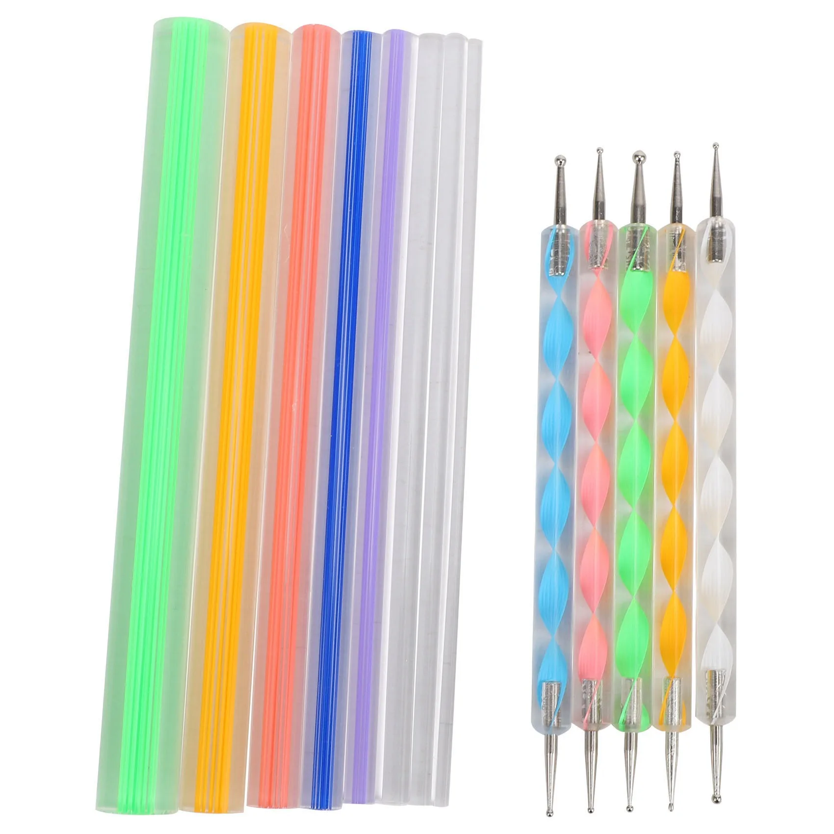 ABXE-Mandala Dotting Tools Set For Painting Rocks,Painting Rocks Dot Kit,Acrylic Stick,Point Drill Tool,Stencil DIY Wall Art