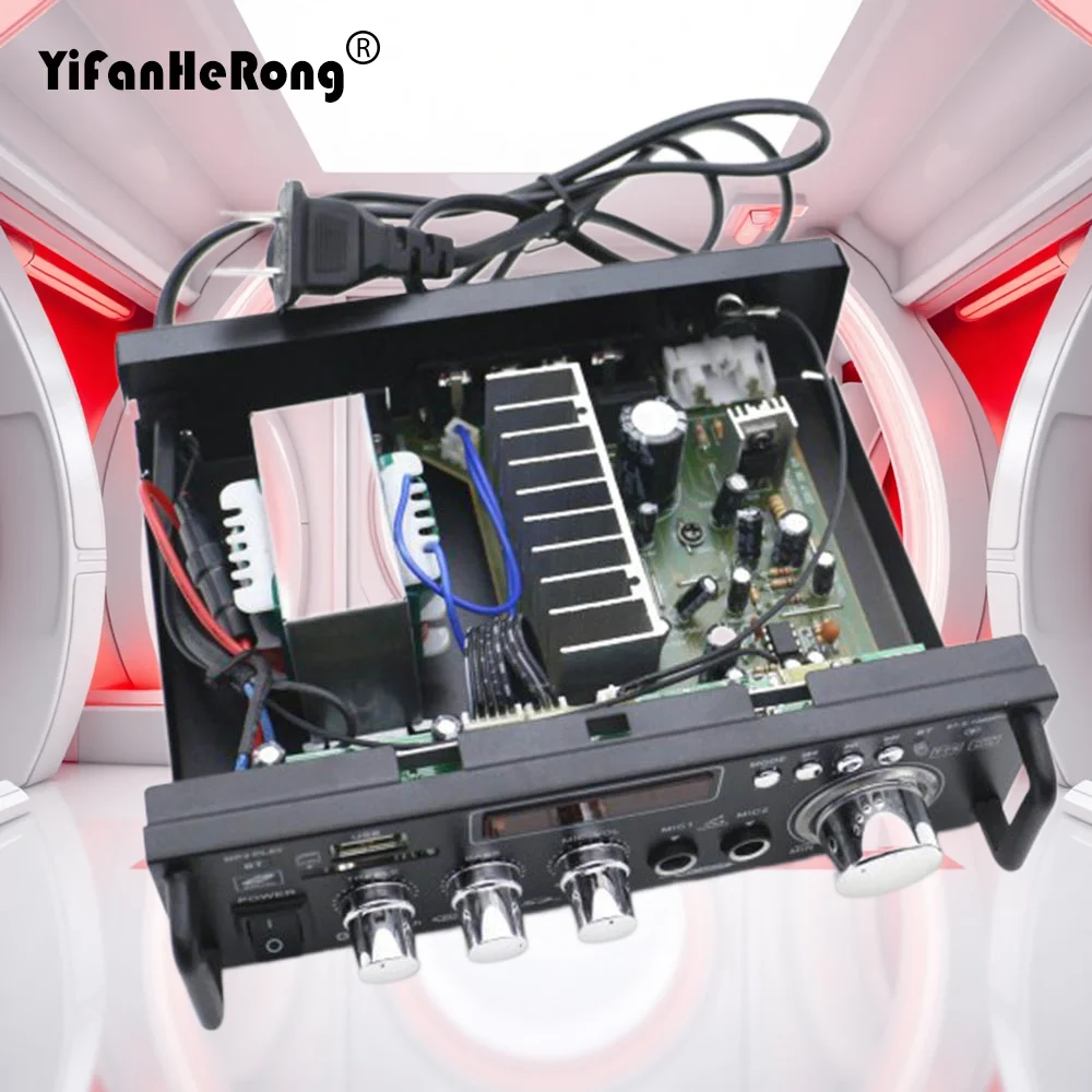 

Профессиональный аудиоусилитель 2-канальный 600 Вт, мини Hi-Fi усилитель мощности 600 Вт для автомобиля