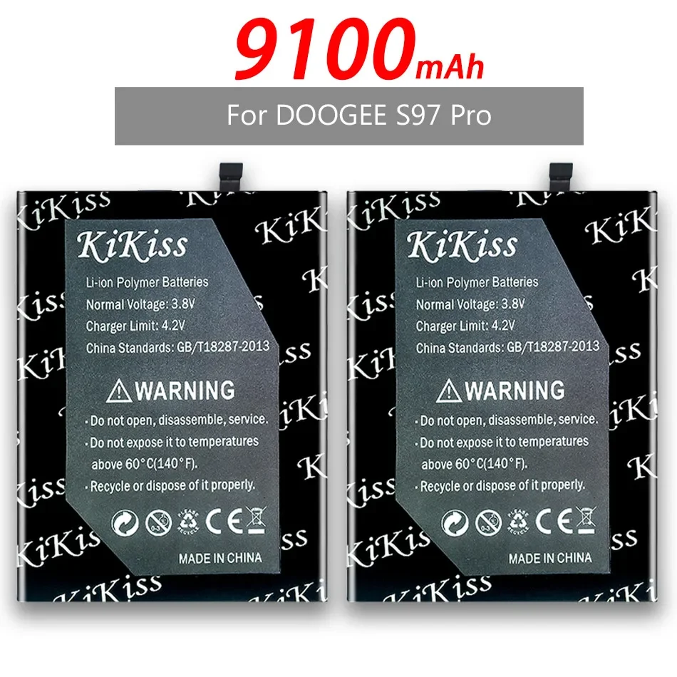 Imagem -04 - Bateria Recarregável para Doogee S97 Pro Bateria Novo Kikiss S97 Pro Bat21zn1318500 de Alta Qualidade