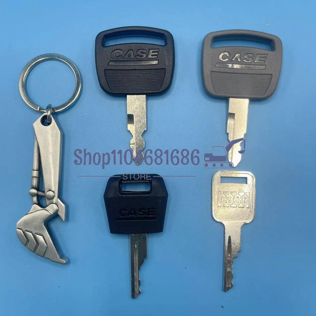 

4PCS D250 S450 CNH1 Key for Case Heavy Equipment with Bottle Opener Key Chain