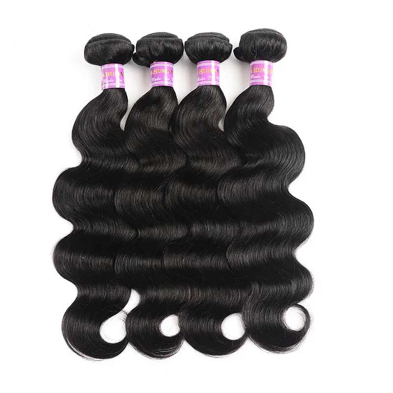 Körperwellen-Bündel, Echthaar, 25,4–81,3 cm, 100 g/Stück, 100 % unverarbeitetes 12A brasilianisches reines Haar für Frauen, natürliche Farbe, 1 Stück