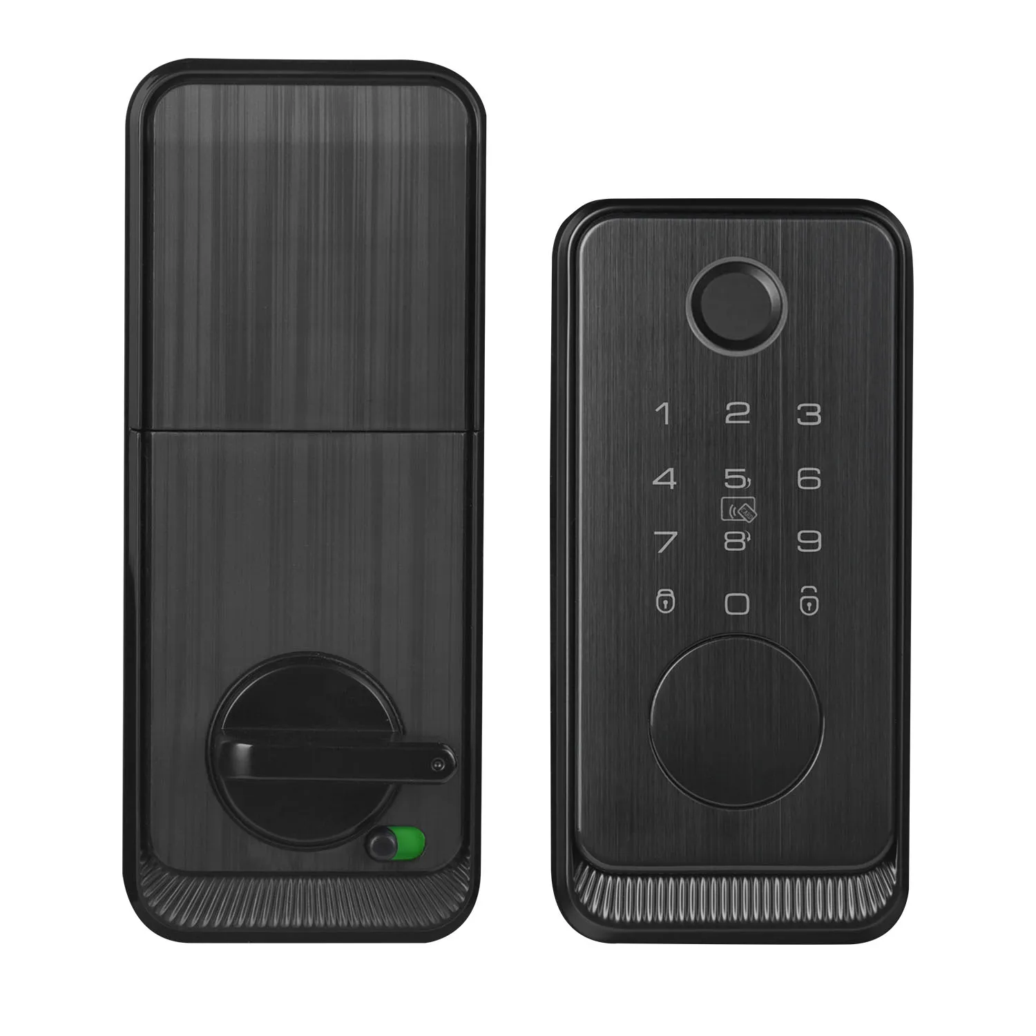 High Security Single Latch Smart Door Lock Biometric Intelligent Ttlock Electronic Fingerprint Smart Locks