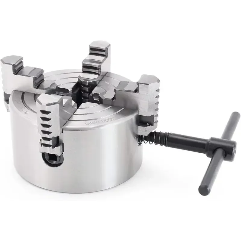 K72 630mm Short Cylinder 4 Jaw Independent Chuck Steel Body for Lathe Machine High Precision Clamping Tool Industrial