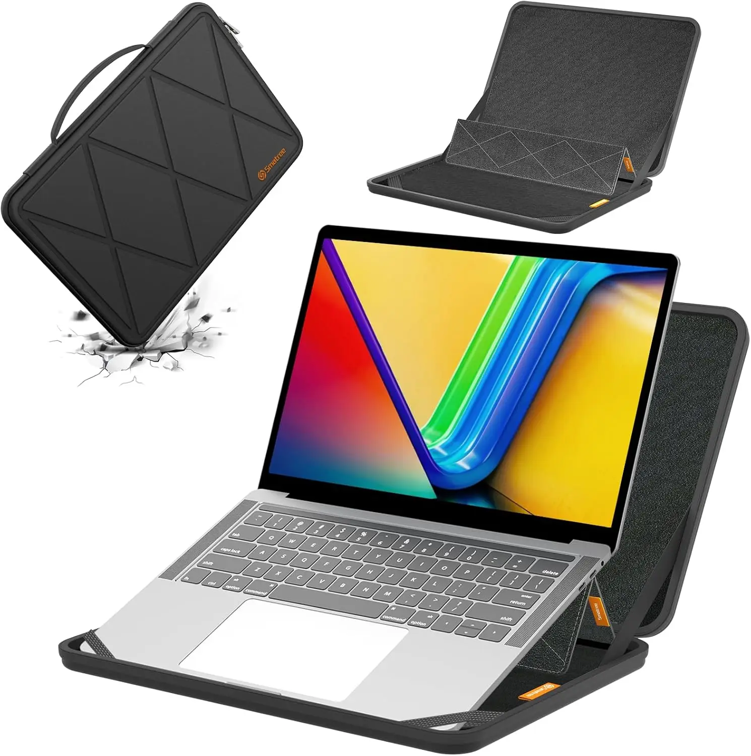 14-inch Laptop Case for ASUS Vivobook,Water-Resistant Shockproof Computer Bag with Stand for 14inch ASUS Vivobook S 14 Flip OLED