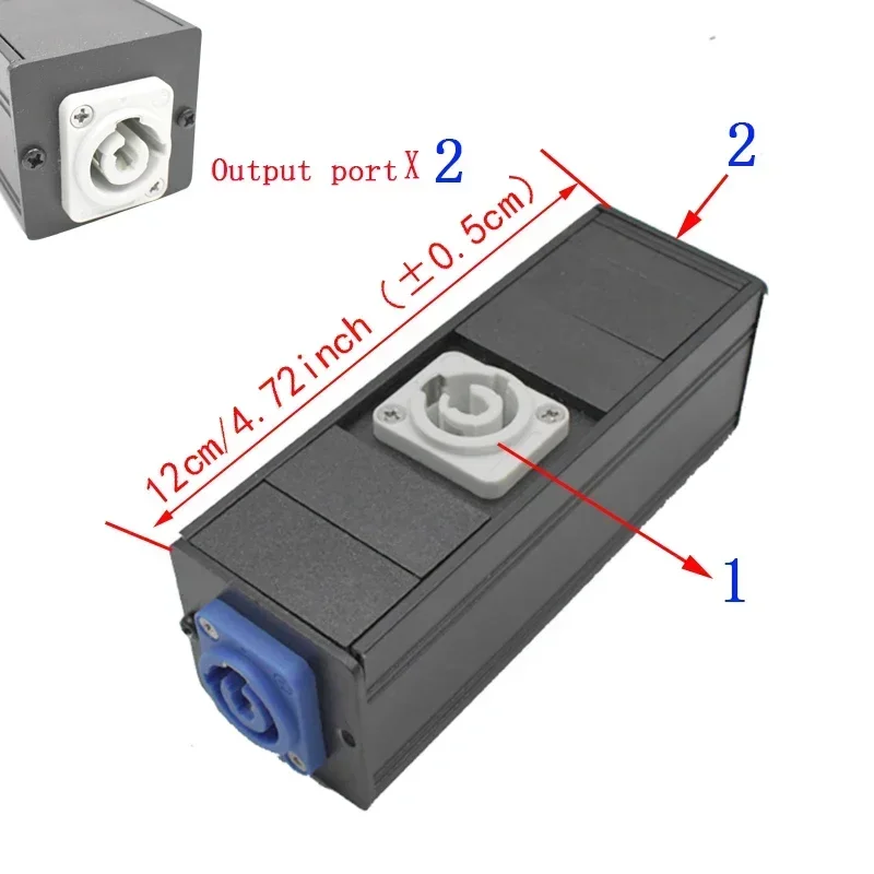 Chassis lichtconnector LED-voedingsconnector AC-koppeling adapter extender voedingsconnector NAC3MPA NAC3MPB luchtvaartaansluiting 1-13AC