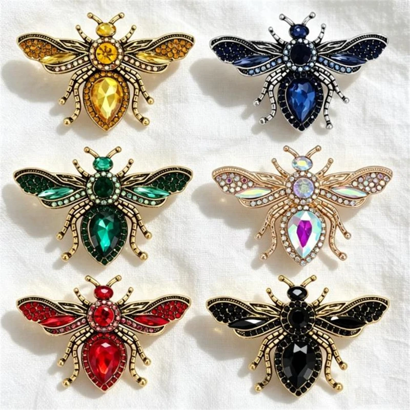 1Pc Retro Bee Brooch for Women Men Vintage Little Bee Insect Brooches Pins Jewelry Accessories Party Gifts 2026 Trend Cool Thing