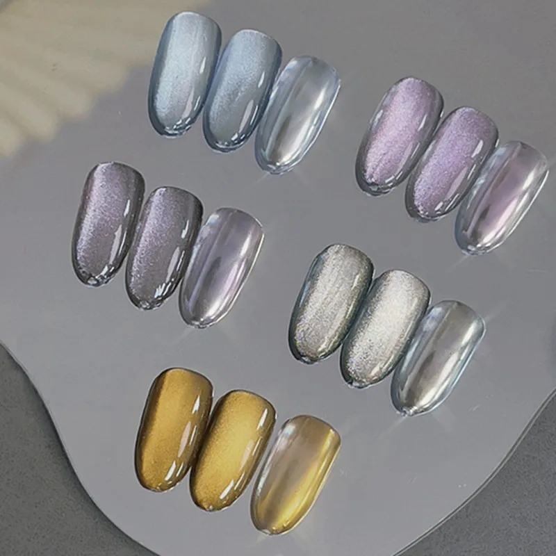 Nuevo Espejo Mágico 2 en 1 Ojo de Gato Rosa Dorado Azul Rosa Morado Verde