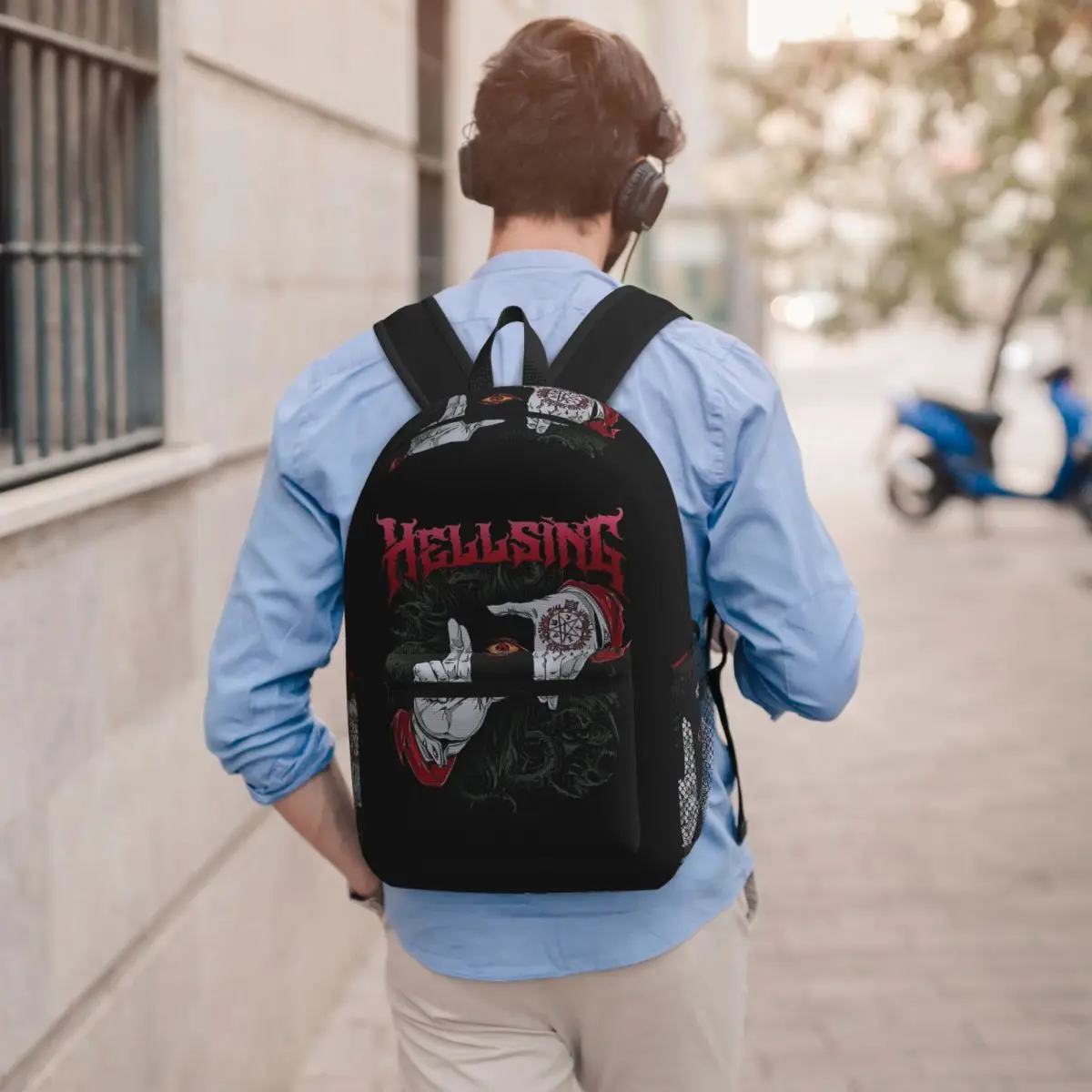 

Alucard Hellsing Manga Backpack Student BookBag Children School Bag Laptop Shoulder Bags for Men Women