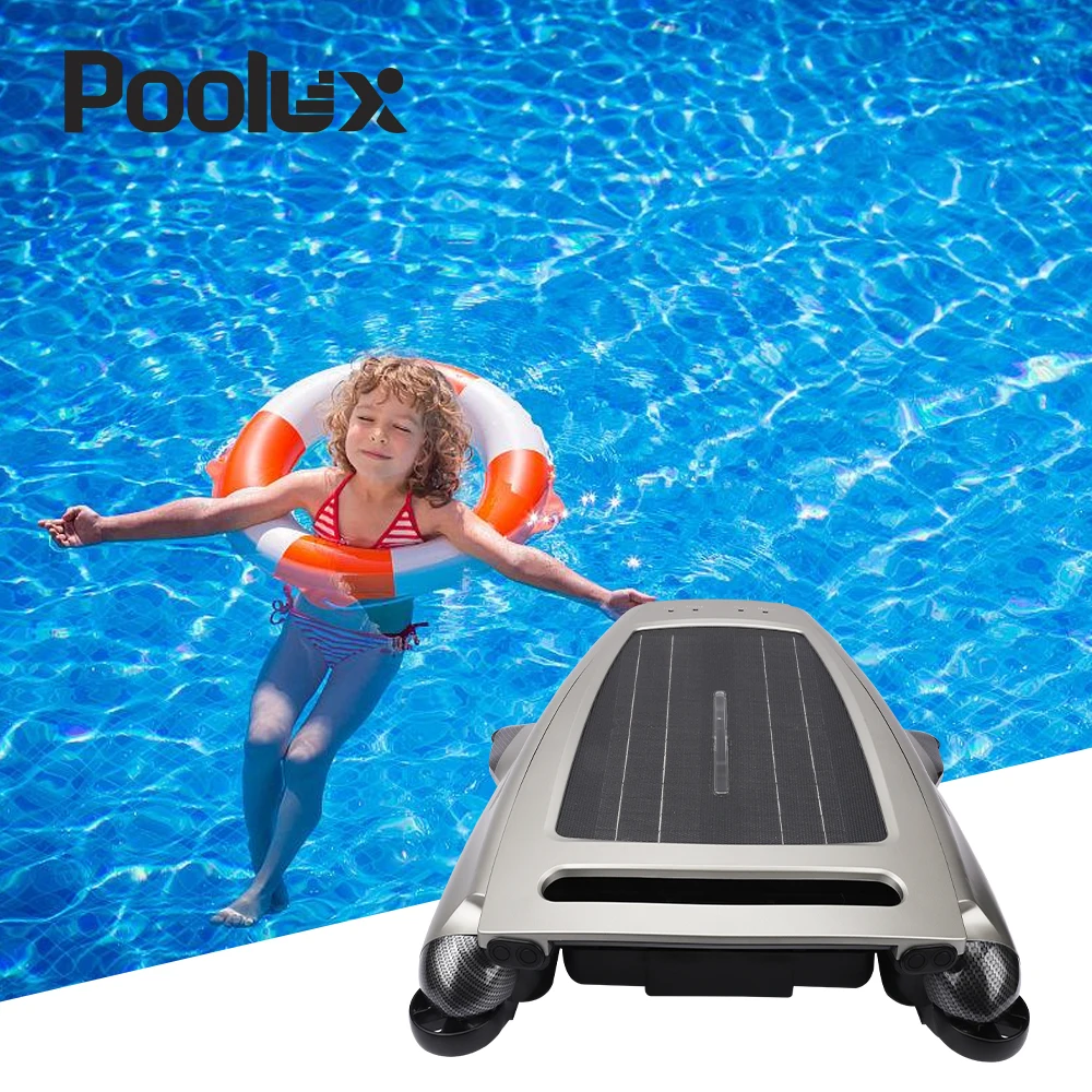 

Smart Pool Cleaner Solar Powered Chargeable Pool Cleaning Robot