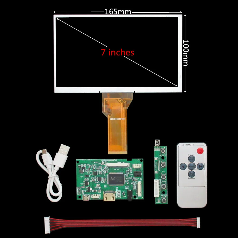 7 zoll AT070TN94 LCD Display Bildschirm Treiber Control Board Audio HDMI-Kompatibel Für Raspberry Pi Banana Pi Entwicklung Bord