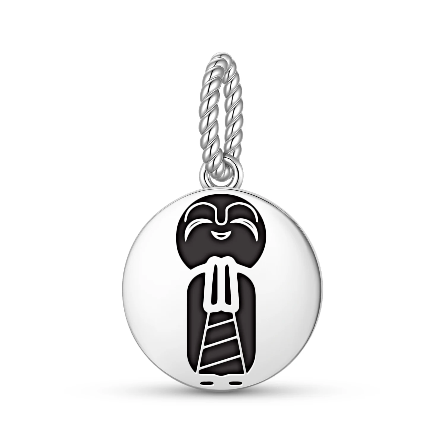 

Буддийский Джозо из стерлингового серебра 925, подвеска из бисера «сделай сам», подходит для оригинального браслета, ювелирного изделия, подарок