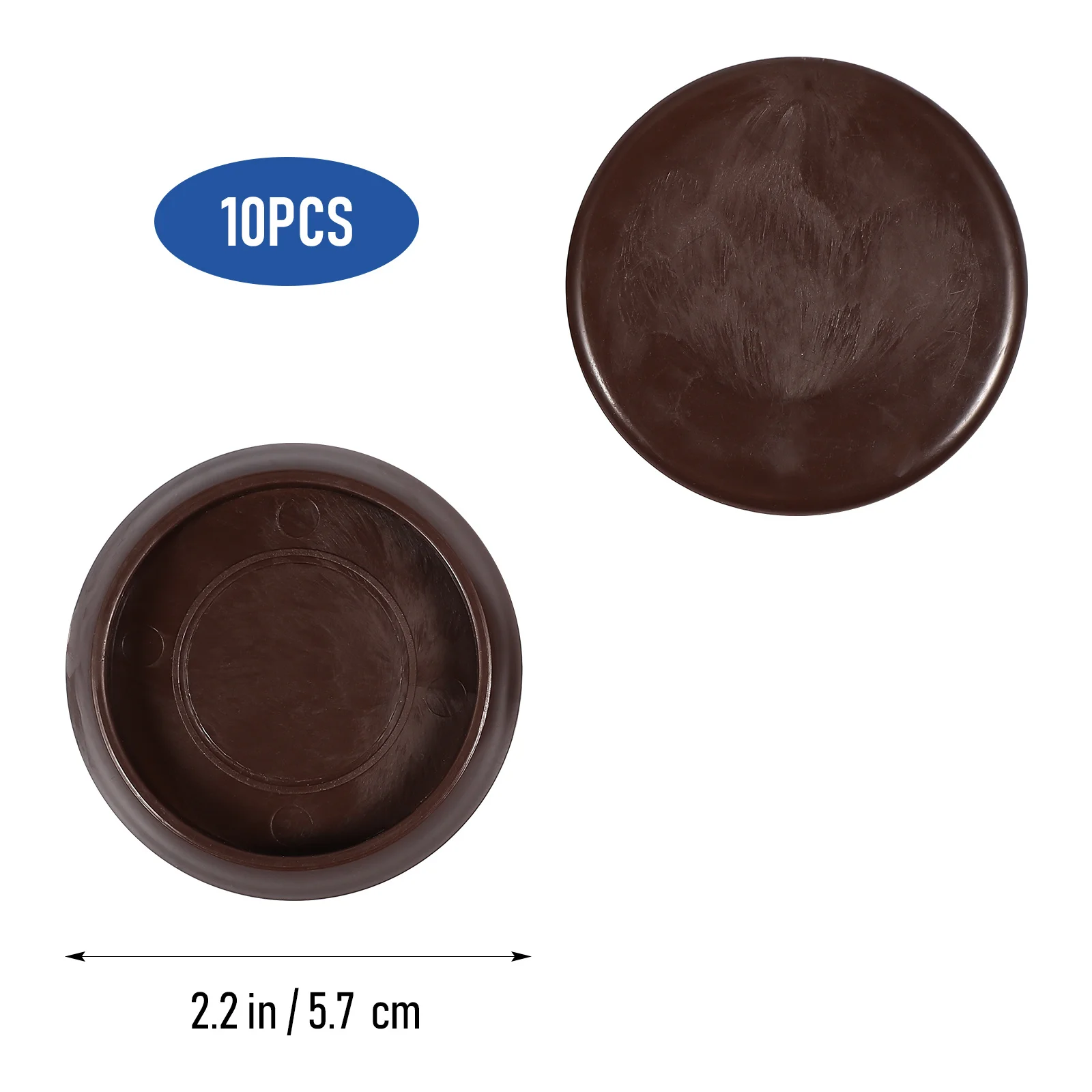 10 pezzi pinze per mobili tazze con rotelle in plastica antiscivolo cuscinetti per ruote antiscivolo sedia letto divano protezioni per pavimenti tappo per mobili