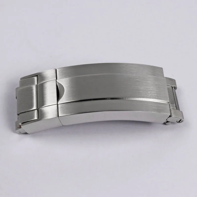 サブダイバーメンズウォッチ用グライドクラスプ、ステンレススチール、16mm