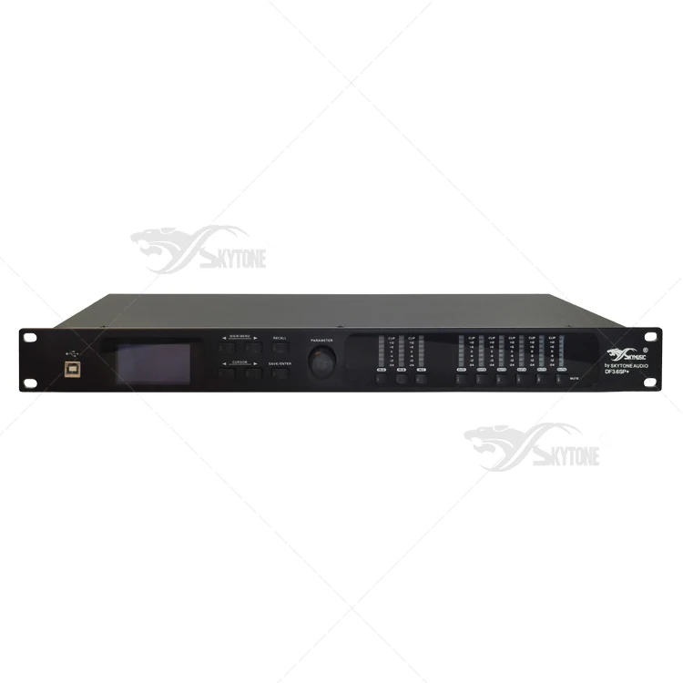 DF3.6SP + 7-Band 3 ingressi 6 uscite processore digitale Audio professionale