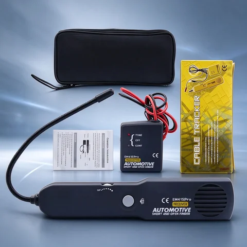 EM415PRO Universal Circuit Finder Detector 6-42V DC Automotive Wire & Cable Tracer Short and Open Circuit Repair Scanner Tool