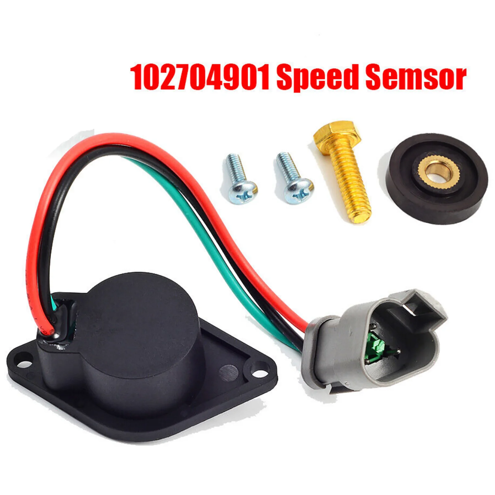 Speed Sensor With ADC Motor Triangle Plug 102704901 For Club Car DS/Precedent Electric Golf Cart Models with Advanced Motor