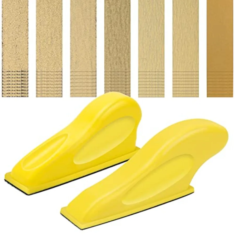 

2+70 Pcs Mini Detail Sander, Finger Sanders for Wood Micro Sander for Detail Work Finger Sander for Crafts Small Projects, Incl