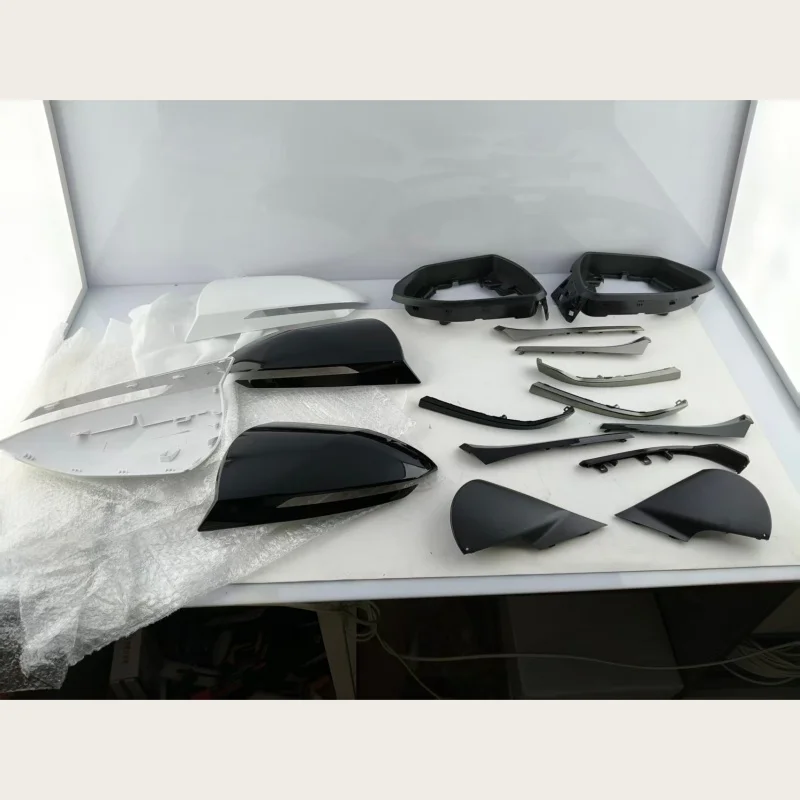 Für Hyundai Tucson NX4 2021-2024 LWB (nicht geeignet für SWB Tucson) Rückspiegelrahmen Linse Glanzstreifengehäuse 87611/21-N9000 – Detail 12