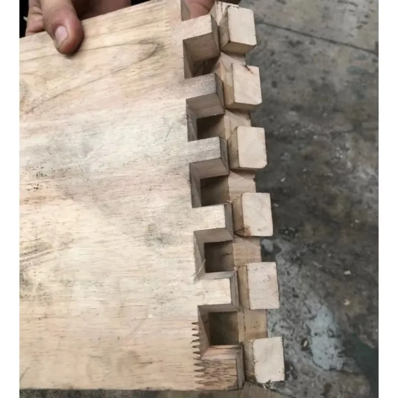 Wood CNC Automatic Dovetail Tenon Machine Beehive Tenon Machine Furniture Honeycomb Box Drawer Forming Machine