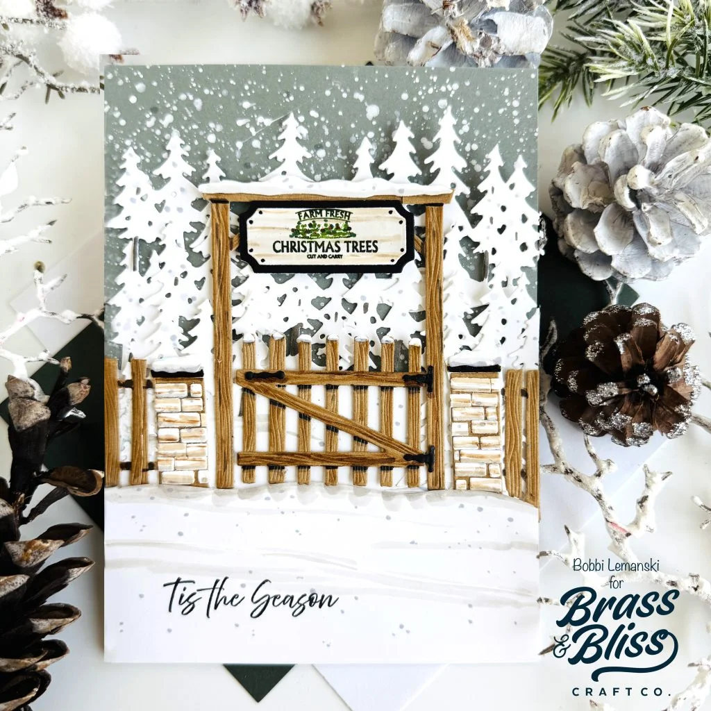 Holly Cheer Farmers Bloom Boughs of Joy Christmas July Release Metal Cutting Dies Clear Stamps Stencil  For DIY Scrapbook Craft