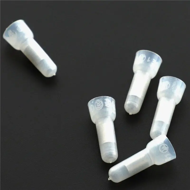 DT17 400pcs Nylon Closed End Cap Insulated Connectors, 16-14 AWG Wire Crimp Terminal Splice for Car Audio