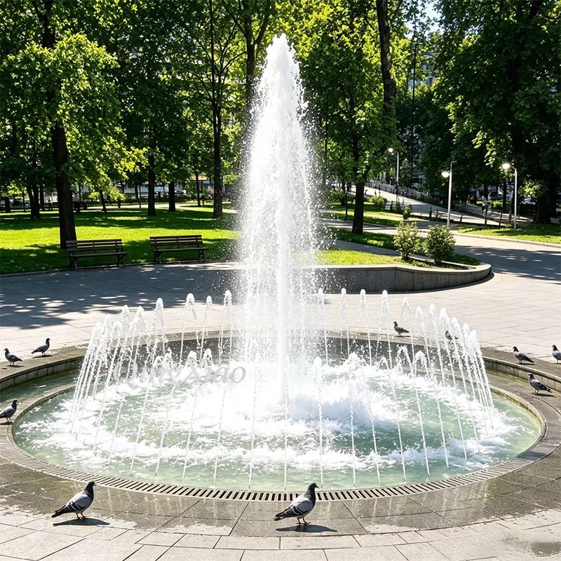 Custom High Jet Fountain Project Equipment Integrated Water Jet System for Public Park Plaza Outdoor Landscape Engineering