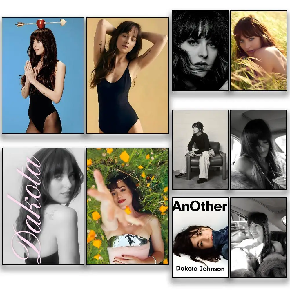 Actor D-Dakota Johnson Film Star Poster HD Removable Wall Art Gift Bedroom Lounge Dorm Office Gaming Cafe Bars