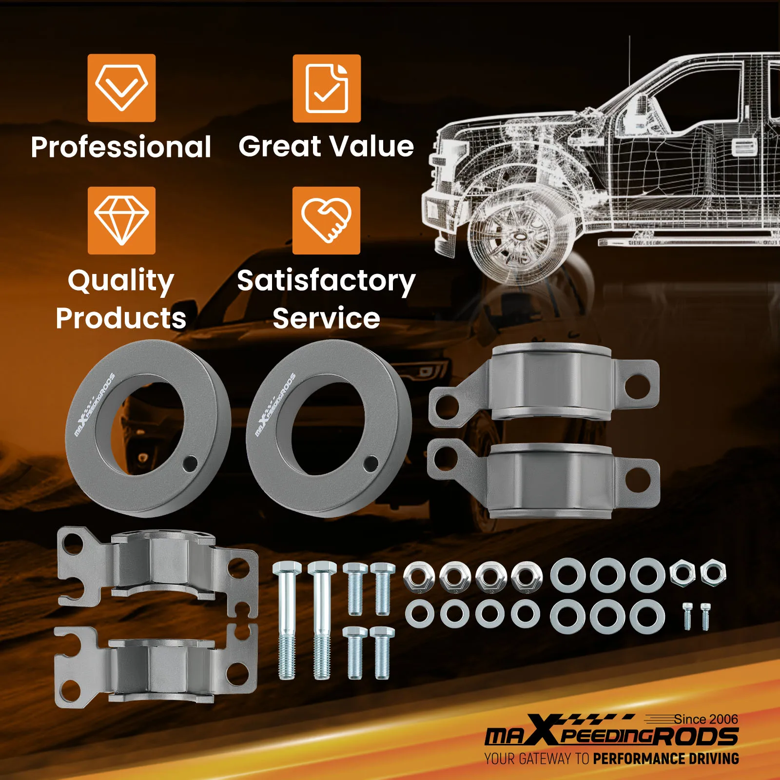 Suspension Lift Kit Front 2\