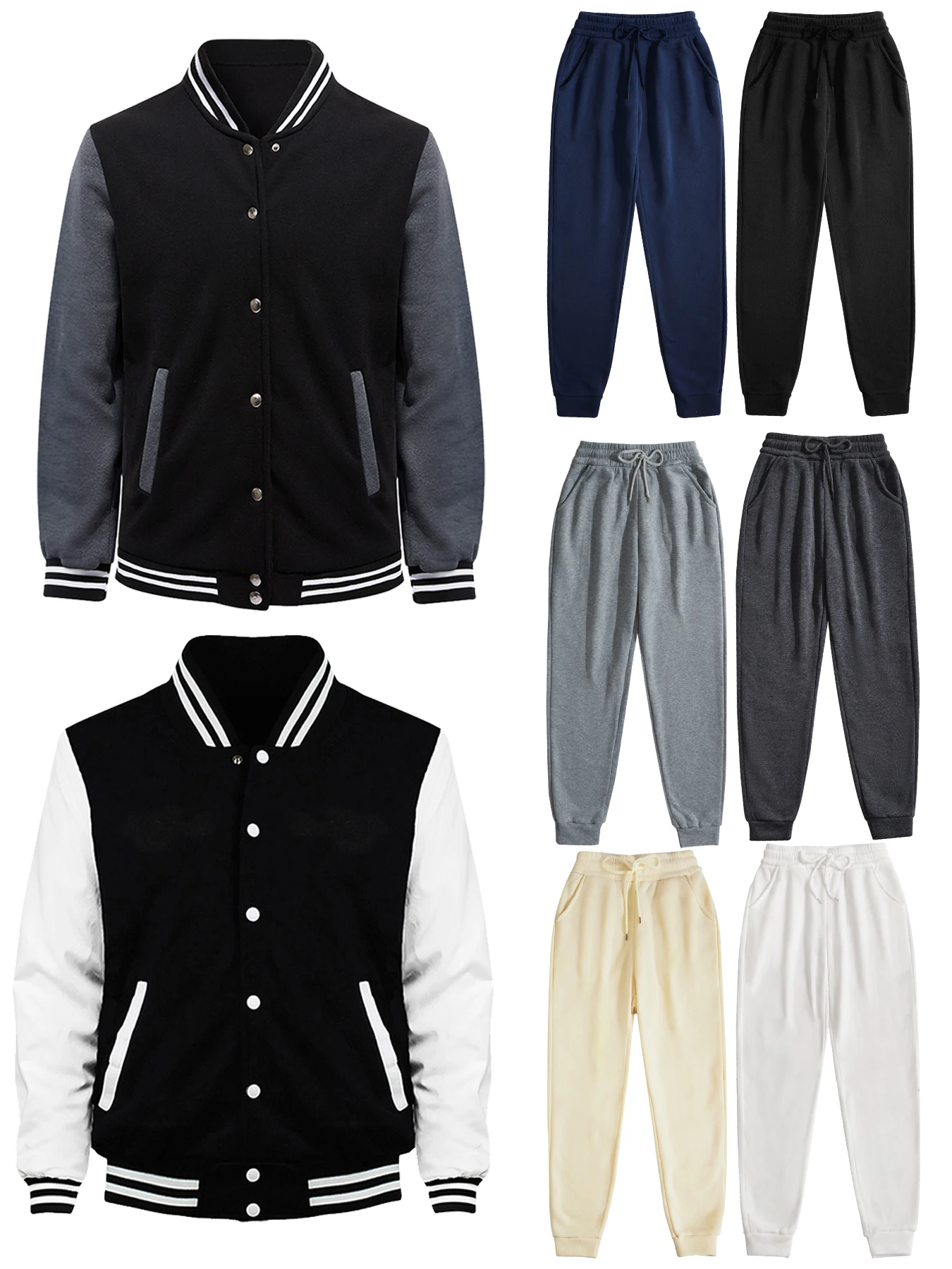 

2025 New Man's Fashion Loose American Trendy baseball jersey Losse Bomber Baseball Jacket Men's Casual Plus Size Jackets