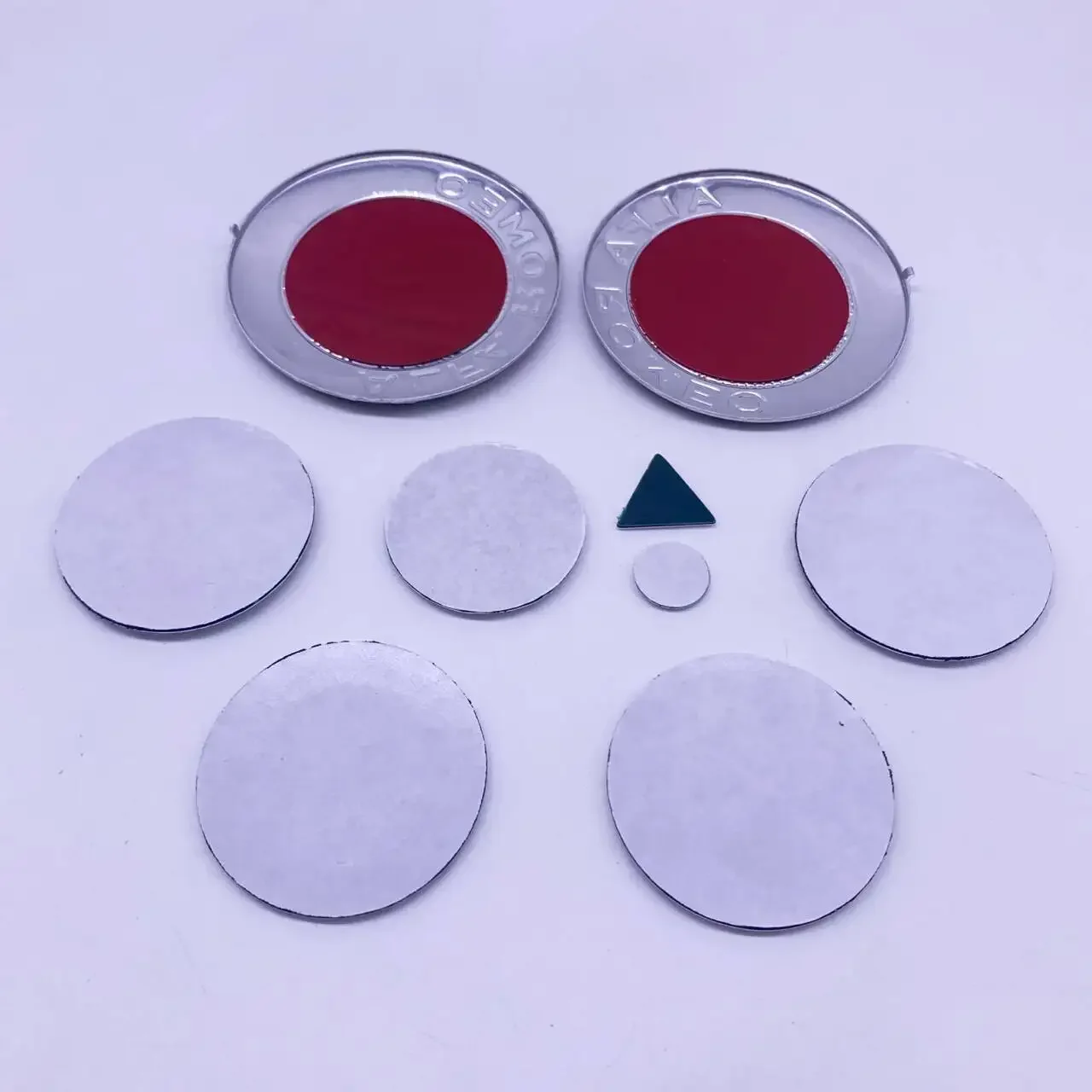 1set 9pcs 74mm 50mm 56mm Hood Trunk 156 166 147 159 CAR Logo  Wheel Center Cap Emblem Brera for Alfa Romeo GT Spider Giulietta