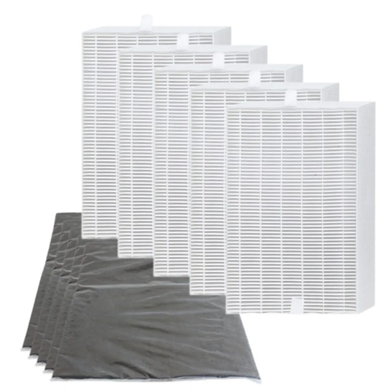 200 공기 청정기용 ABGU 5 세트 Hepa 필터 및 탄소 면 공기 청정기 액세서리