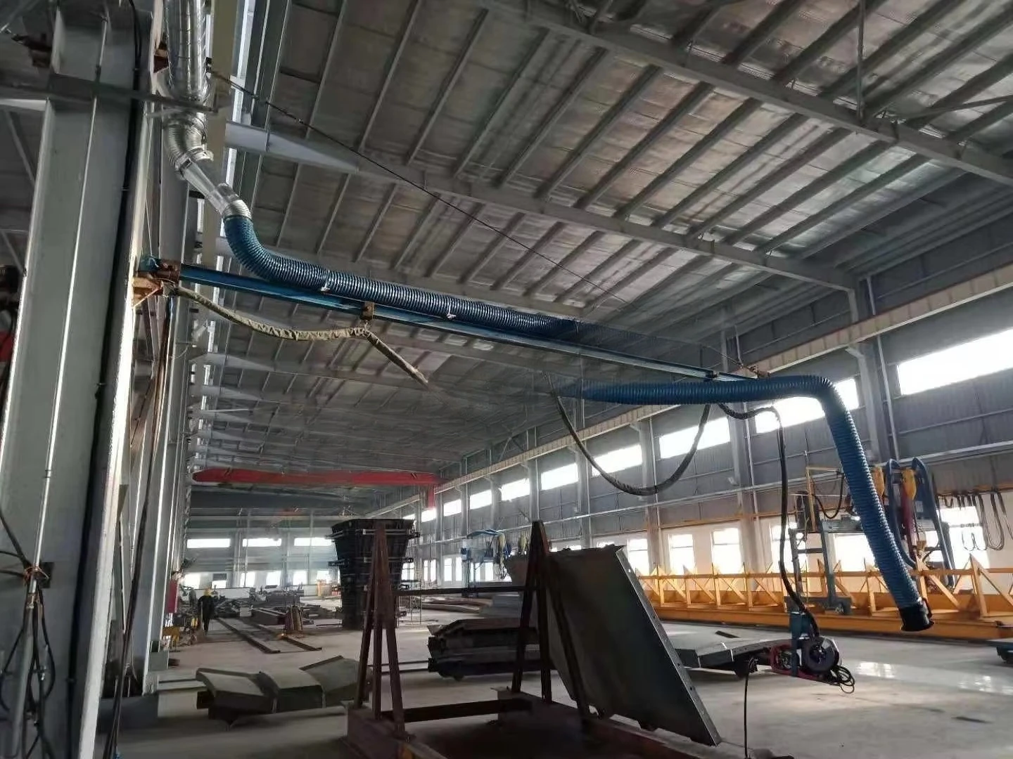 مروحة عادم وذراع تكييف جديد لمعدات تنظيف الهواء للتدخين