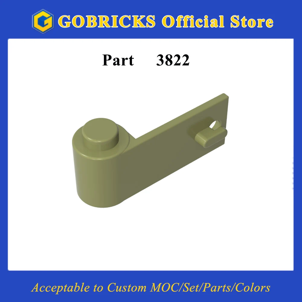 

Gobricks 1 Pcs 3822 MOC Door 1 x 3 x 1 Left Bricks Compatible With Model Building Blocks Parts Kids DIY Educational Puzzle Toys