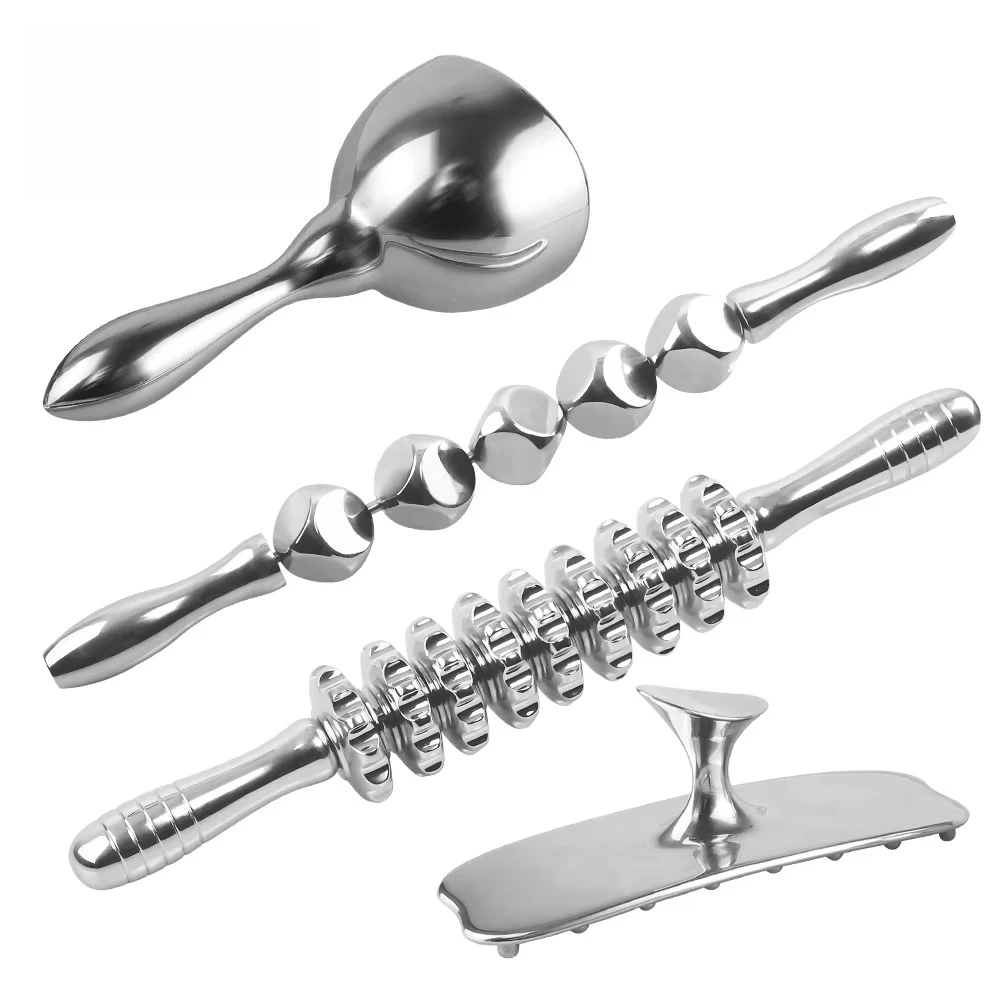 

Body metal scraping massage stainless steel tool set