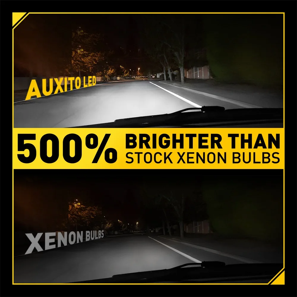 AUXITO D3S LED lights Best Canbus D3S HID LED Headlight High Power 6000K for Jeep Dodge Charger Audi a4 a5 Ford Focus Volkswagen