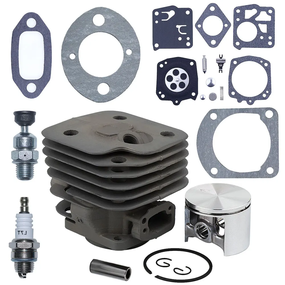 Imagem -02 - Nikasil Kit Junta de Pistão do Cilindro para Husqvarna 268 272 272k 272xp 61 Motosserra 574331601 503758172 52 mm