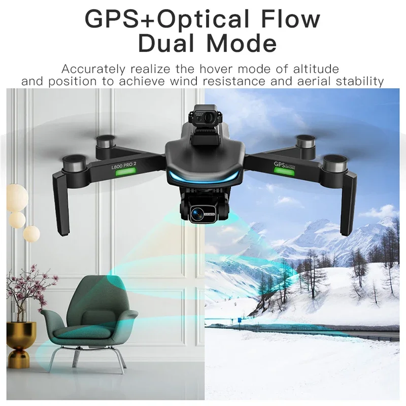 L800 PRO 2 Professional Drone 4K HD Camera GPS 5G WIFI 3-axis Anti-shake Gimbal Brushless Motor Obstacle Avoidance Dron VS L900