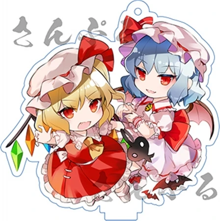 Q Edition Anime Fans Gifts Touhou Project Game HD Character Acrylic Stand Kirisame Marisa Izayoi Sakuya Series About 10cm