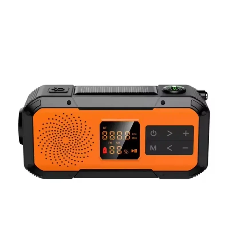 Portable Am/fm/noaa Weather Radio Internal Antenna Home Sport Disaster Hand Crank Radio with Sos Alarm Led Light