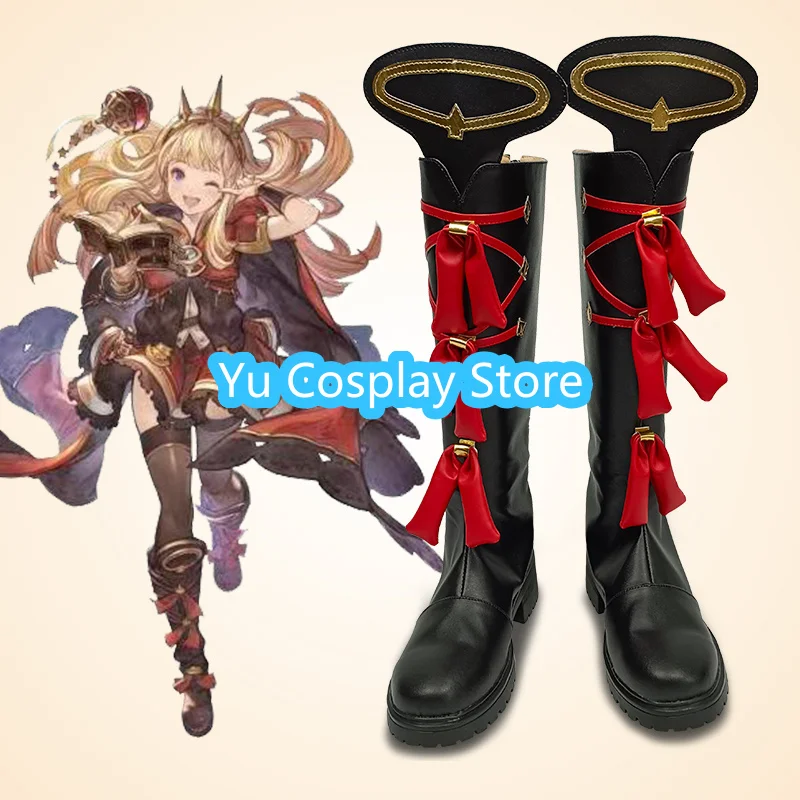 

Yu Обувь для косплея Cariostro Medicchu Blue Fantasy Kaleidostero Game Аниме Вечеринка Хэллоуин Рождество