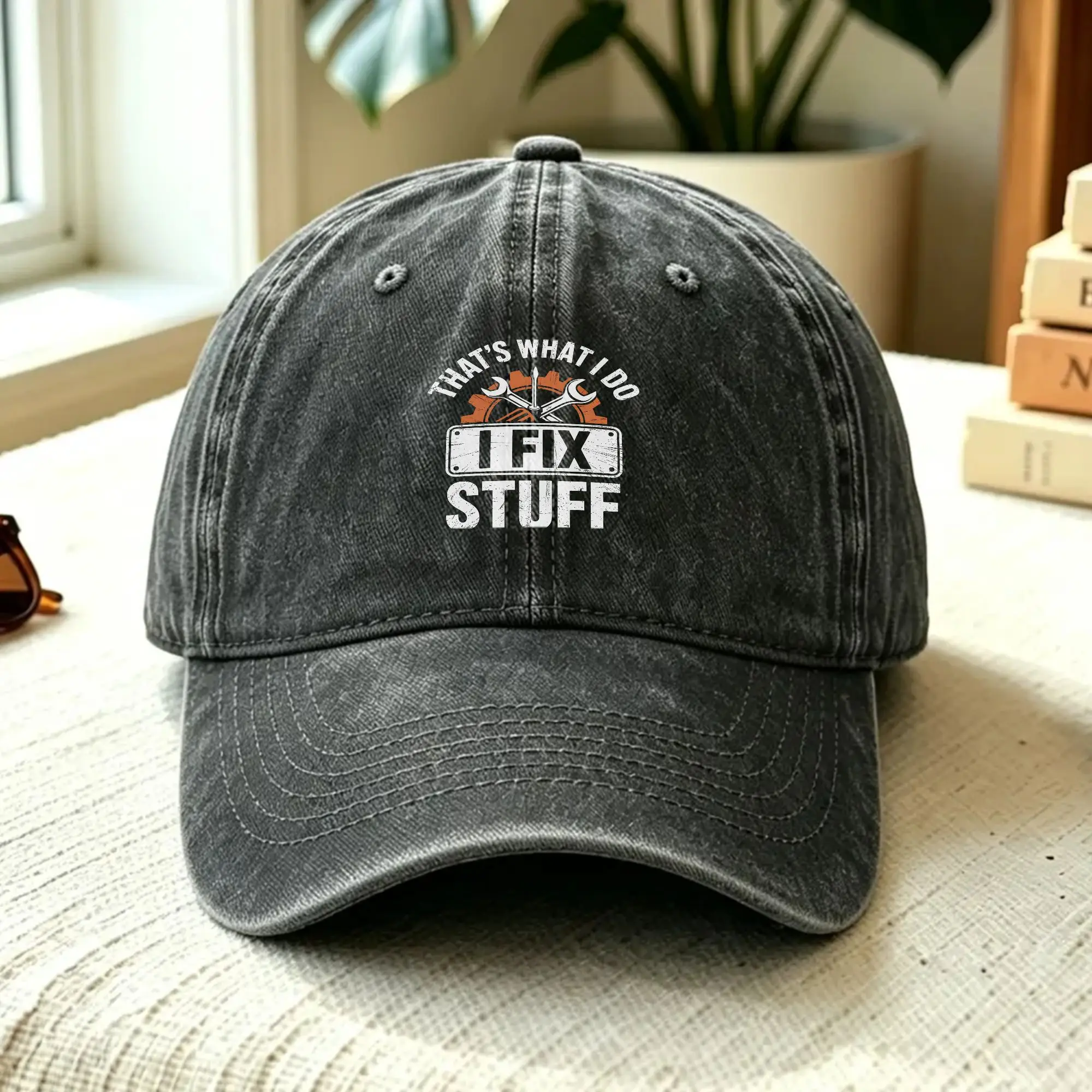 I Fix Shit That What I Do Baseball Cap Sun  Running Hippie Wholesale Washed Hip Hop Hats Men Women Vintage Design Baseball Caps