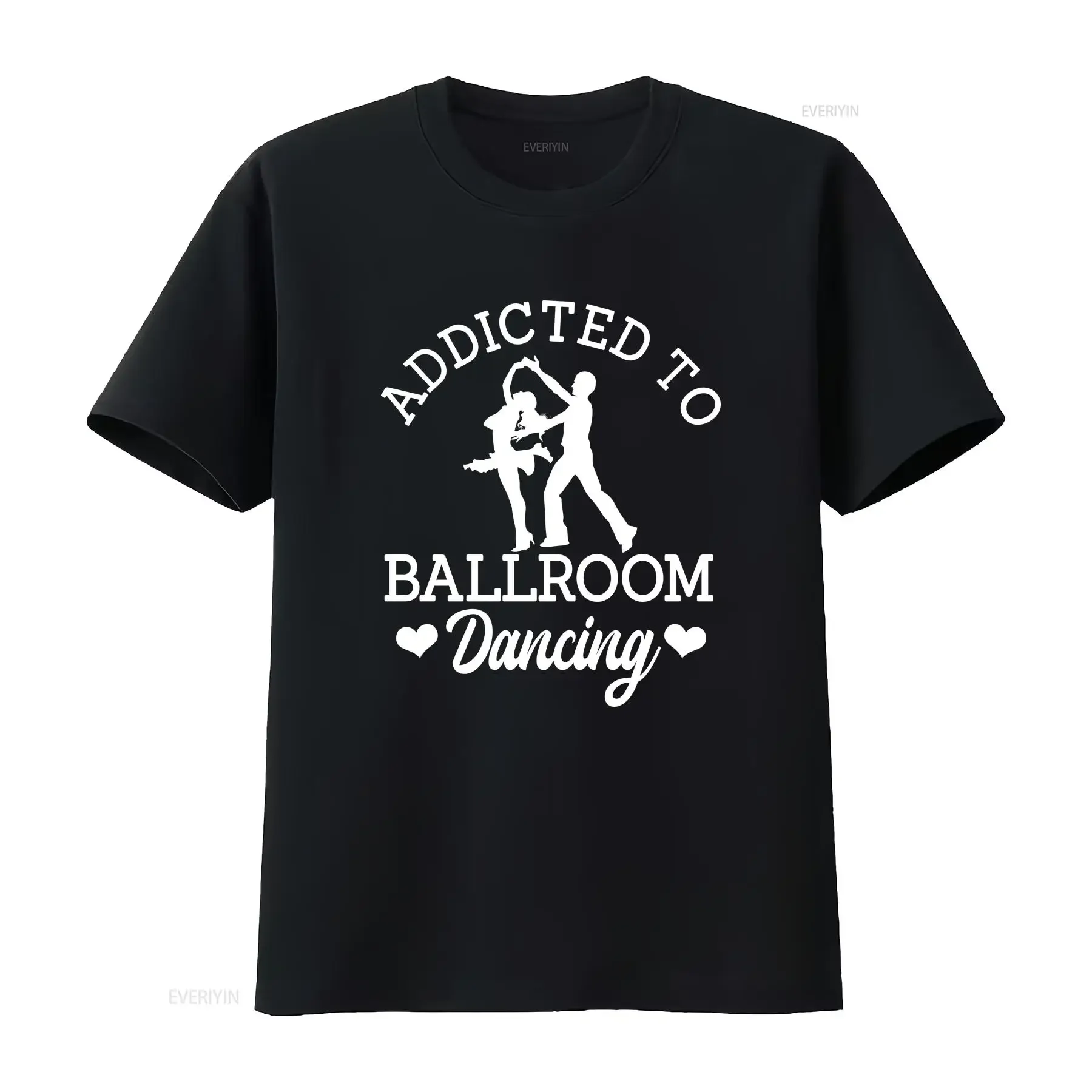 Addicted To Ballroom Dancing T Shirt Dancers Lovers Partner Dances Design DancesporT vintage Washed Slightly fashion streetwear