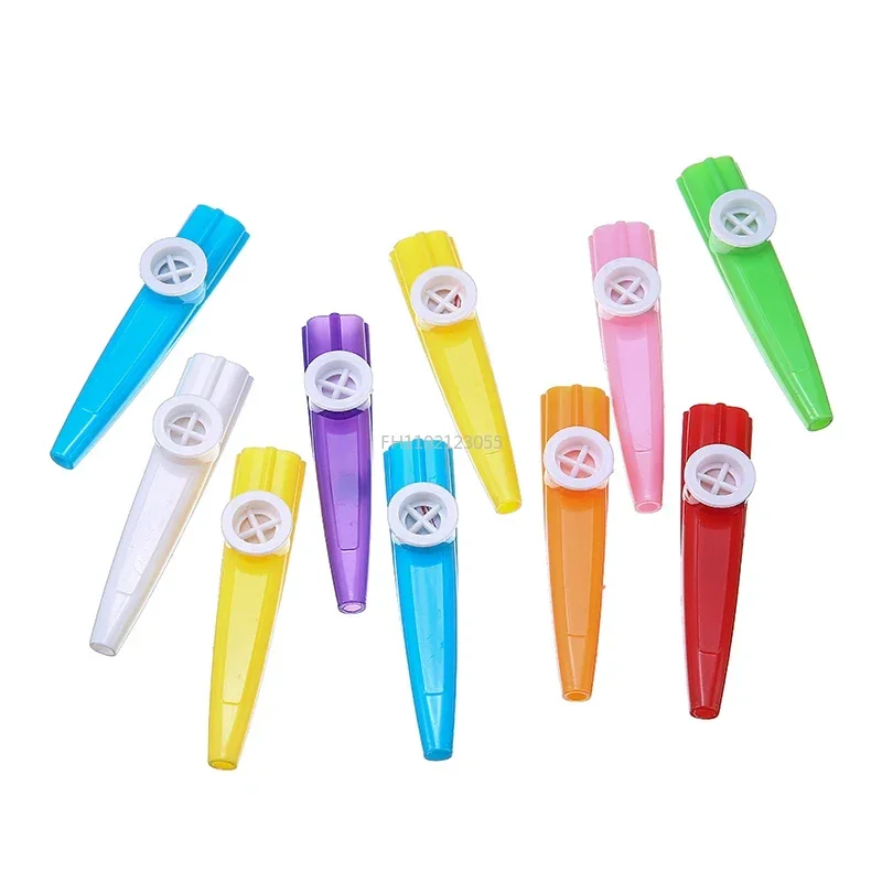 1PC Plastic Kazoo Mouth Flute Harmonica Musical Instrument Kids Educational Toys for Children Beginner Professional Guitar Gifts