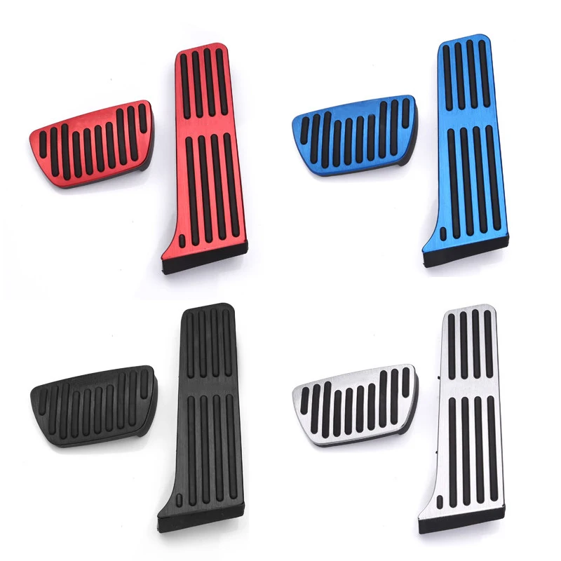 Aluminum Car Accelerator Fuel Brake Pedal Foot Rest Pedals Cover Pads For Toyota Camry 70 XV70 2018-2020 2021 2022 Accessories
