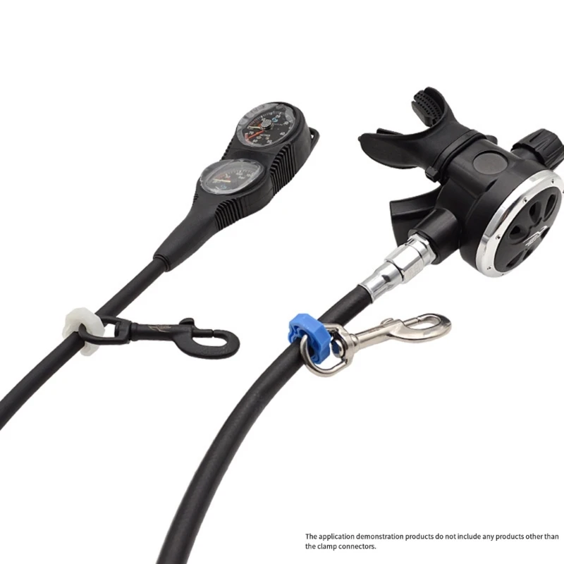 

Модифицируемый зажим для шланга для дайвинга с быстрой отдельной функцией, совместимой с мерой давления и регулятором