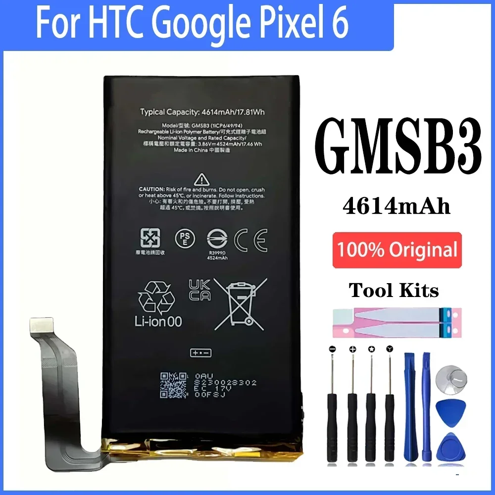 GMSB3 Battery For Google Pixel 6 Pixel6 Mobile Phone Battery Repair Part high capacity Capacity Mobile Phone Batteries Bateri