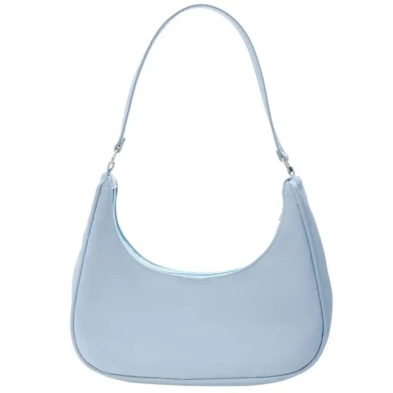 Borse da donna ascella borsa a tracolla piccola borse sotto le ascelle in Nylon frizione donna Hobos borse semplici estive Bolso Feminina